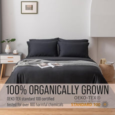 Bella Coterie 6 Piece Luxury Bamboo Viscose Split Top King Size Sheet Set | 34