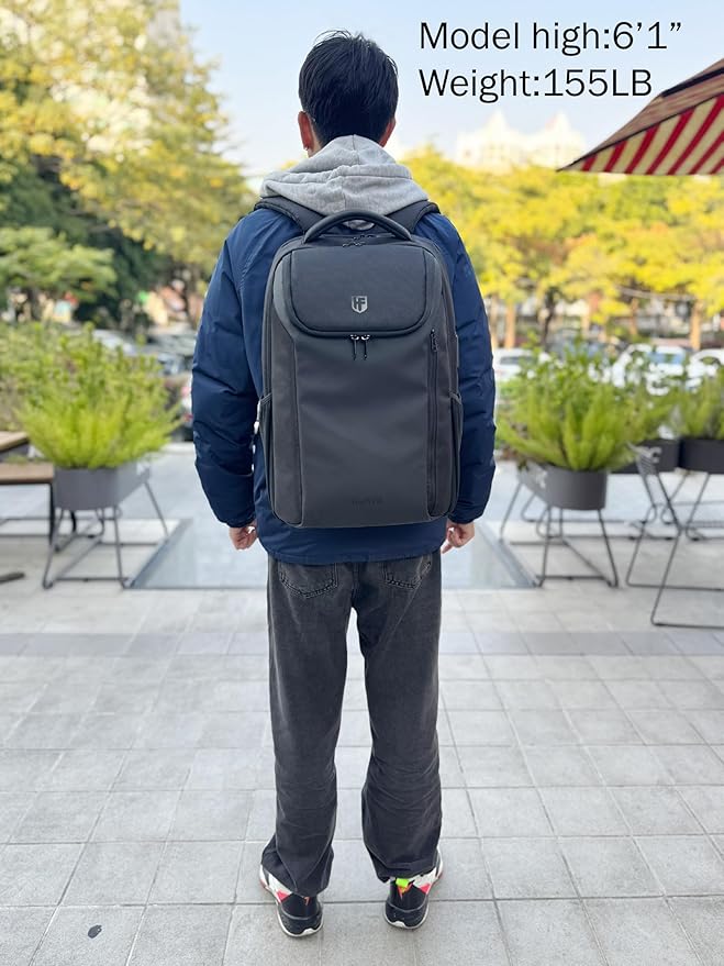 Expandable Travel Backpack, Business Laptop Backpack,TSA-Flight Approved Backpack with USB Charging Port fit 17.3 Inch Laptop for Men Women