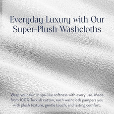 Brooklinen Super-Plush Turkish Cotton Washcloths - Set of 2 - Cotton, 820 GSM, Highly Absorbent, Machine Washable, Perfect for Home & Bathroom (13