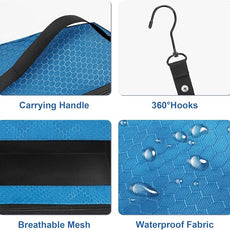 Suitcase Organizer, Travel Luggage Organizer Portable Hanging Travel Shelves Collapsible Hanging Packing Cubes for Carry on Suitcase