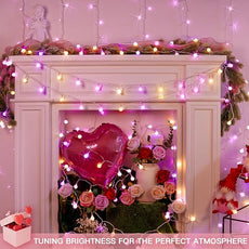 suddus Globe String Lights Outdoor Waterproof, 100 Led Colorful Globe Lights with Remote, Battery Powered String Lights for Backyard, Patio, Garden, Party, Christmas, Bedroom, Multicolor