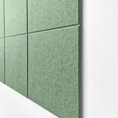 Green Bulletin Board | Large Cork Boards Alternative for Walls | Felt Cork Board for Office, Home & Classroom | Green Office Classroom Supplies | Felt Wall Tiles (12-Pack) | Forest Green