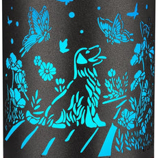 Essential Oils Diffuser,Aromatherapy Diffuser,Birthday Gifts for Women Mom Grandma,Metal Cool Mist Humidifier with 7 Colors Lights Waterless Auto Off Air Diffusers (Dogs)…