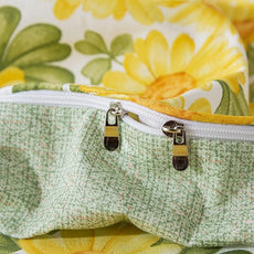FADFAY Sunflower Duvet Cover Set Full Vintage Yellow Daisy Floral Bedding Shabby Botanical Comforter Cover Set 100% Percale Cotton Ultra Soft Quilt Cover with Hidden Zipper Closure 3Pcs, Full Size