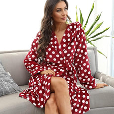 U2SKIIN Women Hooded Fleece Robe, Short Plush Robes for Womens With Hood Soft Warm Spa Bathrobe