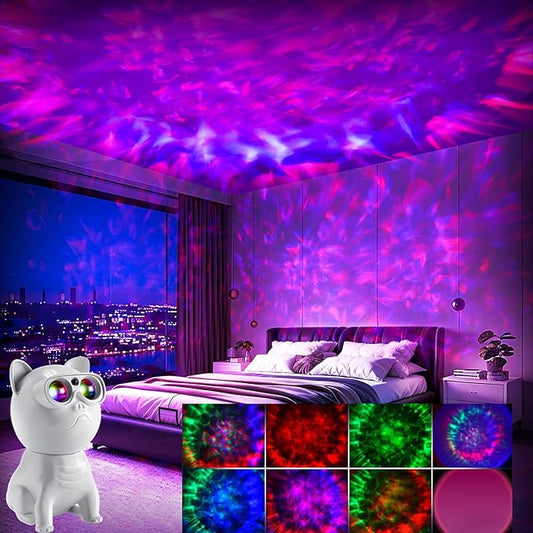 Galaxy Projector for Bedroom, Light Projector with Timer and Remote, Nebula Ceiling Night Light for Kids Adults, Christmas Gifts, Room Decor