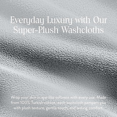 Brooklinen Super-Plush Turkish Cotton Washcloths - Set of 2 - Cotton, 820 GSM, Highly Absorbent, Machine Washable, Perfect for Home & Bathroom (13