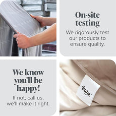 Bare Home Bed-in-A-Bag 7 Piece Comforter & Sheet Set - California King - Goose Down Alternative - Ultra-Soft 1800 Premium Bed Set (Cal King, Taupe/Taupe)