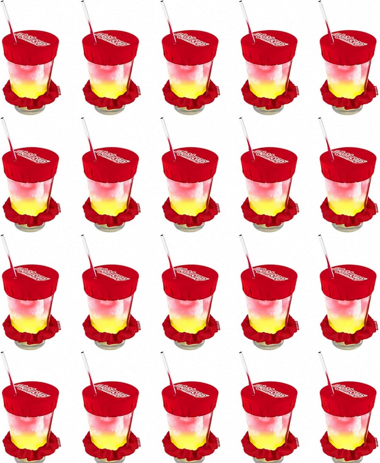 NightCap Drink Cover Scrunchie, Anti Spiking Drink Protector, Reusable Cup Cover for Bars, Festivals, Concerts, College Parties & Travel, Hidden Drink Safety Cover for Women, Shark Tank, Hair Tie