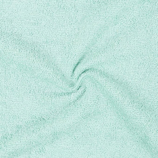 Amazon Basics face Towels for Bathroom, 100% Cotton Extra Absorbent washcloth, Fast Drying - Salon Towel - Ice Blue (12 x 12 inches) (Pack of 144)