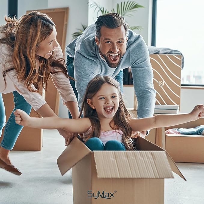 SyMax Queen Mattress Topper, Gel Infused Memory Foam Mattress Topper, 4 Inch Bed Topper with Cover, Soft Cooling and Pressure Relieving, CertiPUR-US Certified, Queen