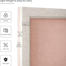 Felt Cork Board Alternative, Felt Bulletin Board 16