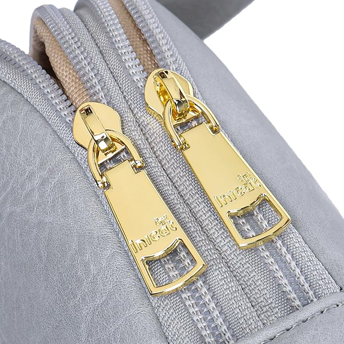 INICAT Travel Small Crossbody Sling Bags Women Cross Body Purses Passport Holder Vegan Leather Fanny Packs Birthday Gifts