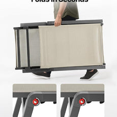 VEVOR Outdoor Chaise Lounge Chair Set of 2, 400 lbs Weight Capacity, Foldable Sun Tanning Chair, 5 Adjustable Positions, Easy Assembly, Aluminum Pool Recliner Lounge Chairs, for Beach Yard Patio