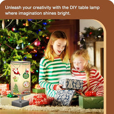 aooshine Grey Table Lamp - Bedside Lamp for Bedroom, Minimalist Nightstand Lamp with Square Fabric Shade, Desk Lamp for Kids Room Dorm