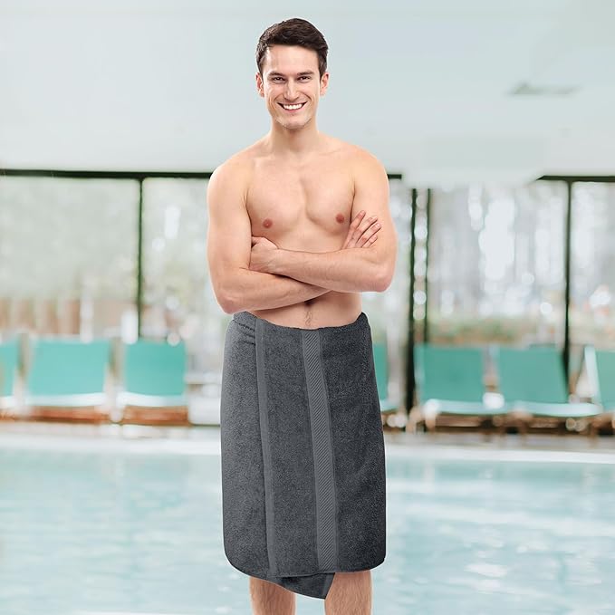 Utopia Towels 6 Pack Bath Towel Set (27 x 54 Inches), 500 GSM 100% Ring Spun Cotton Medium Lightweight and Highly Absorbent Quick Drying, Premium Towels for Hotel, Spa and Bathroom (Grey)