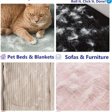 Pawsome Pets Pet Hair Remover Gift Set Reusable Lint Roller Cat and Dog Hair Remover for Furniture, Couch, Carpet, Clothing and Bedding - Portable, Multi-Surface Fur Removal Tool