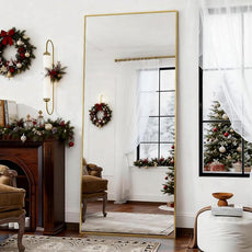 BEAUTYPEAK Full Length Mirror with Stand, 65