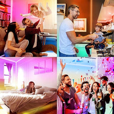 DAYBETTER Smart WiFi Led Lights for Bedroom 150 ft, Tuya App Controlled Led Strip Lights, Compatible with Alexa and Google Assistant, Color Changing Led Light Strip with Remote for Room Party Kitchen