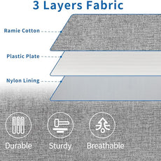 punemi Under Bed Storage With Lids, 2 Pack Large Underbed Storage Containers Clothes W/ 3 Handles, Foldable Low Profile Stackable Drawer Organizer Bins Box for Blanket Shoe Bedroom, 31.1*15.7*6inch