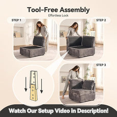 Large 9 Seat Modular Sectional Sofa with Ottoman Seat Corduroy Sleeper Sectional Sofa Bed Oversized Convertible Modular Couch for Living Room