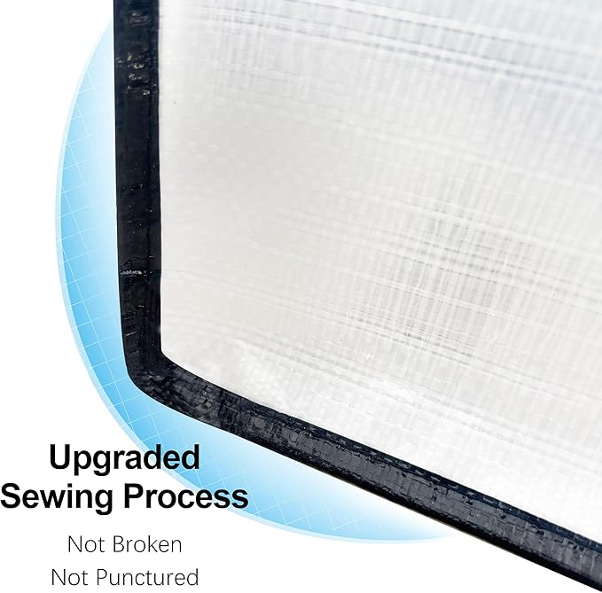 6 Pack Heavy Duty Large Moving Bags W/Backpack Straps - Strong Handles & Zippers, Storage Totes For Space Saving, Fold Flat, Alternative to Moving Box and Storage Bin, Semi-Transparent