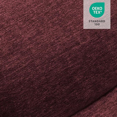 MCombo Power Lift Recliner Chair with Extended Footrest for Elderly People, Fabric 7283 (Burgundy, Large)