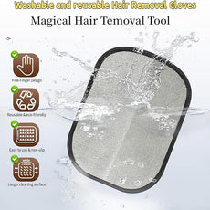 Pet Hair Removal Glove for Cats & Dogs, 2Pcs Newly Upgraded Electrostatic Pet Hair Remover Gloves, Reusable Magic Brush Pet Hair，Pet Hair Remover for Laundry, Sofas，Carpets，Clothing