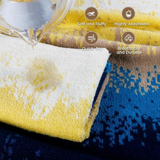 SEMAXE 4-Pack Luxury Bath Towels for Bathroom, 100% Cotton, Soft, Absorbent, and Quick-Drying, 55