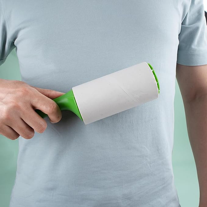 4.6 inch Lint Roller Refills Only for Evercare Giant Lint Roller for Pet Hair 4.6 in Giant Extreme Stick Refills 60 Sheets per Roll 5 Pack Total 300 Sheets