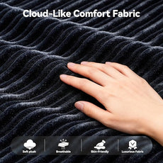 Modular Sectional Sofa,5 Pieces Sectional Couches for Living Room,131X65 L Shaped Cloud Couch with Ottoman Chaise Set