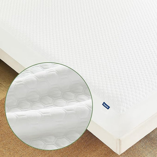 Luxury Full Size Tencel Waterproof Mattress Protector Deep Pocket - Premium Cooling Bed Cover Pad - Hypoallergenic & Allergy-Friendly - Oeko-Tex Certified - Ultra Soft & Breathable
