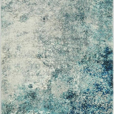 Lahome Modern Abstract Area Rug 5x7 Rugs for Living Room, Washable Accent Bedroom Rug Low Pile Non-Slip, Indoor Floor Contemporary Carpet for Kitchen Bathroom Laundry,Blue/Grey