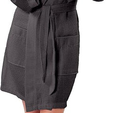 Turquaz Lightweight Short Robes For Women Waffle Kimono Bathrobe - Soft, Fast-Drying, Long-Lasting Cotton Blend