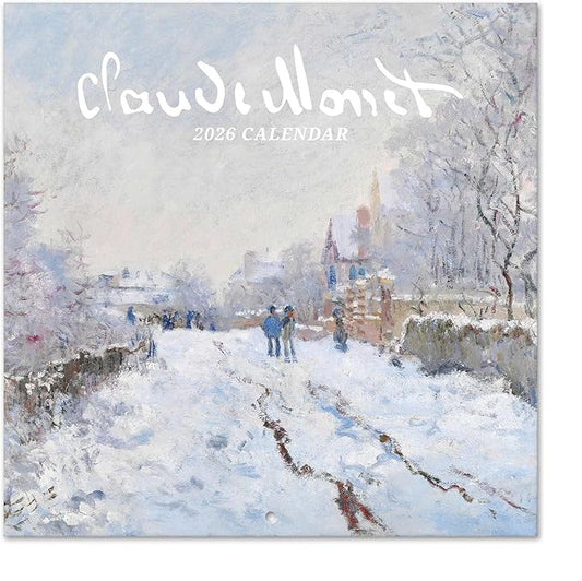 Monet Wall Calendar 2026 12" x 12" FSC® Plastic Free - Starts Week On Sunday | Family Planner Art Calendar 2026