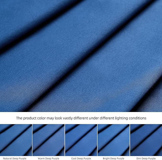 400 Thread Count Cotton Pillow Case Queen with Zipper, 30" L x 20" W, Cotton Pillow Protectors Cover- Set of 2 - Navy Blue - Pillows Not Included
