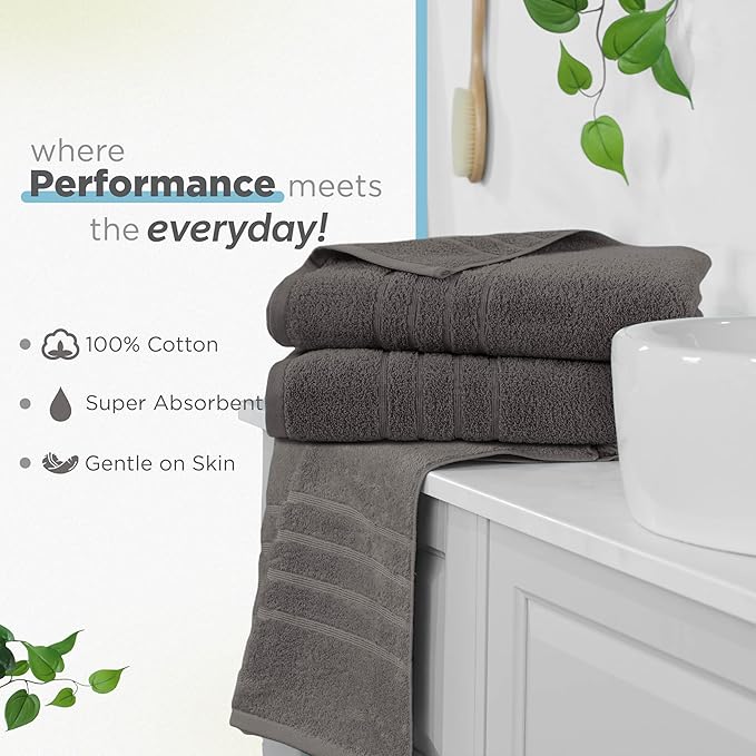 Martex 2-Pack Ultimate Performance Bath Sheet Set – 100% Cotton – 33” x 65” – Extra Large Bath Towels – Versatile – Low-Linting – Supersoft Bathroom Set – Super Absorbent – Easy Care – Eiffel Tower