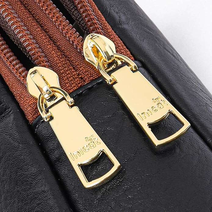 INICAT Travel Small Crossbody Sling Bags Women Cross Body Purses Passport Holder Vegan Leather Fanny Packs Birthday Gifts