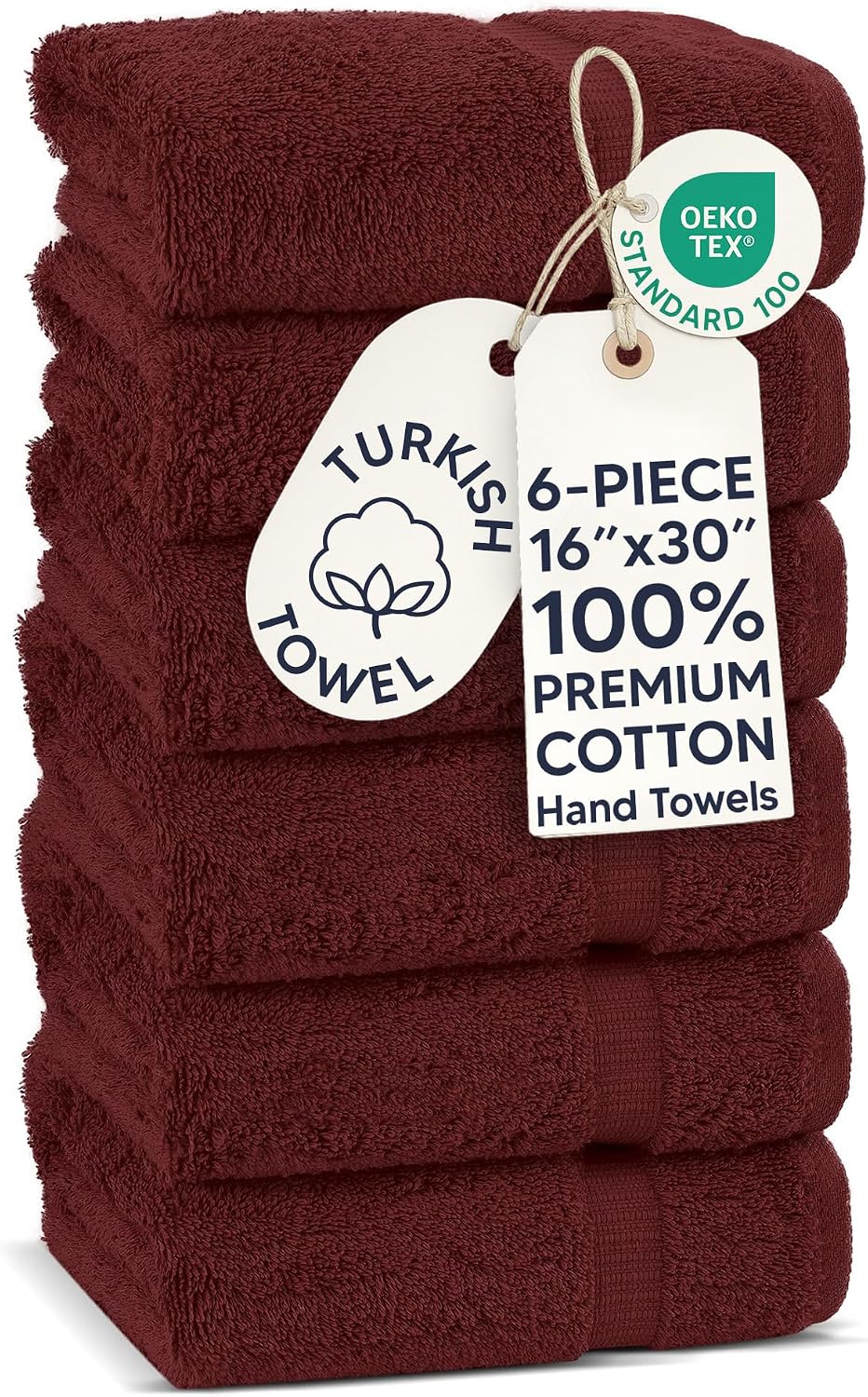 Chakir Turkish Linens 4 Piece Bath Towel Set, 100% Cotton Luxury Turkish Towels for Bathroom, Soft Absorbent Bath Towels, 27 x 54 Inches, Gray