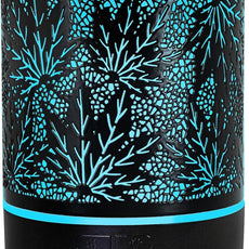 Essential Oil Diffuser Metal Aromatherapy Oil Diffusers for Large Room,Maple Leaf Pattern Ultrasonic Cool Mist Diffuser with Waterless Auto Shut-Off Protection,for Home Office,300ML