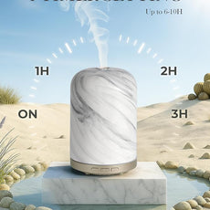 Essential Oil Diffuser – 2.4MHz Ultrasonic Aromatherapy Diffuser, Health Night Light, Timer & Auto Shut-Off, BPA-Free, 120ml Aroma Diffuser for Home, Office, Spa, Yoga, Hotel