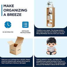 3 Cube Storage Organizer Single Row, Cube Shelf with Heavy-Duty Thick Boards, 13.31