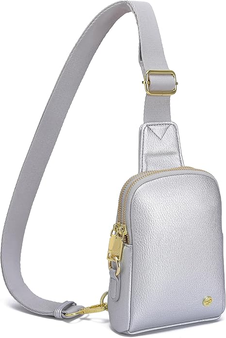 INICAT Travel Small Crossbody Sling Bags Women Cross Body Purses Passport Holder Vegan Leather Fanny Packs Birthday Gifts