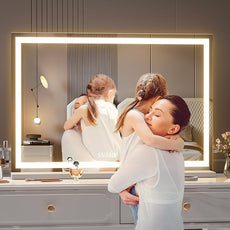 Hasipu Vanity Mirror with Lights and Bluetooth Speaker, 37