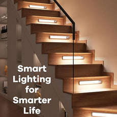 Joyzy 3 Pack Over Sink Light Battery Operated Closet Lightings LED Rechargeable Motion Sensor Counter Light Indoor Magnetic Dimmable Above Kitchen Stove Lights, Wireless Under Cabinet Lights