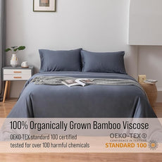 Bella Coterie Luxury Bamboo Viscose Twin XL Size Sheet Set | 100% Organically Grown | Ultra Soft | Cooling for Hot Sleepers | 18
