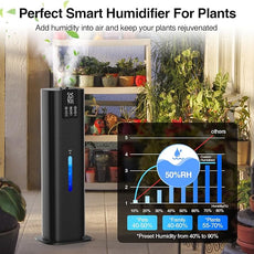 Smart Humidifiers Large Room Bedroom Home, 2.11Gal(8L) Quiet Top Fill Cool Mist Humidifier, Smart App & Remote Control, 3 Speed Humidifier with 360° Nozzle, Humidity Setting for Baby Office