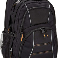 Amazon Basics Laptop Backpack Fits Up to 17-Inch Laptops, Black