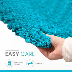 Martex 100% Cotton Ringspun Bath Rug | Super Soft | Super Absorbent | Essential Bathroom Rugs | Non-Slip Bath Mat | Quick Drying Bath Mat | Aqua