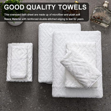 Ferdilan Extra Large Bath Towels Set of 4,35